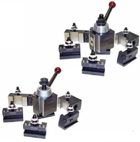 Phase II 251-111 100WST 6 Pc Wedge Q/C Tool Post Set-Lathe Swing 9"-12"