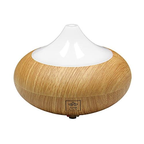 Ultrasonic Aromatherapy Diffuser for Essential Oils Air Atomizer, Light Wood-Grain