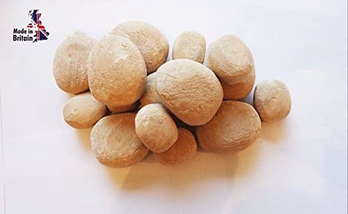 20 gas fire replacement pebbles small and large mix (BEIGE)