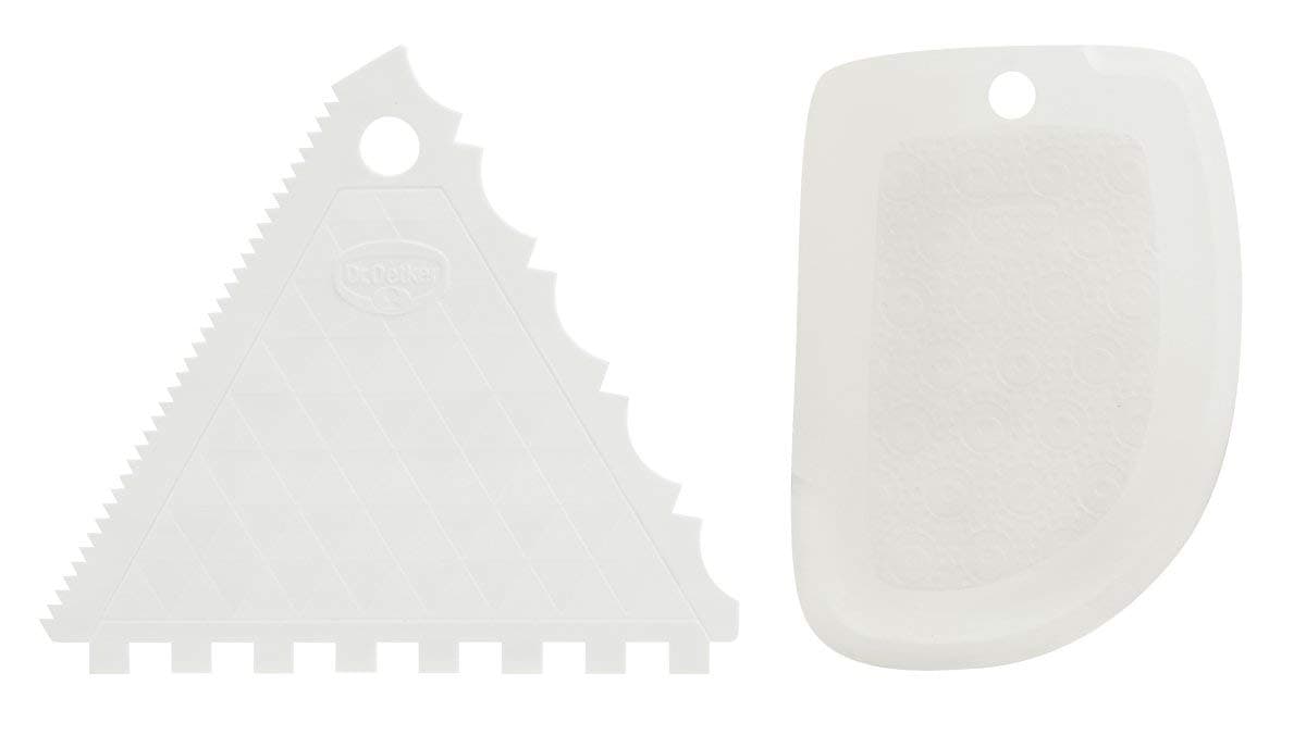 Dr. Oetker 1664 Cake Comb and Spatula Set Plastic PP