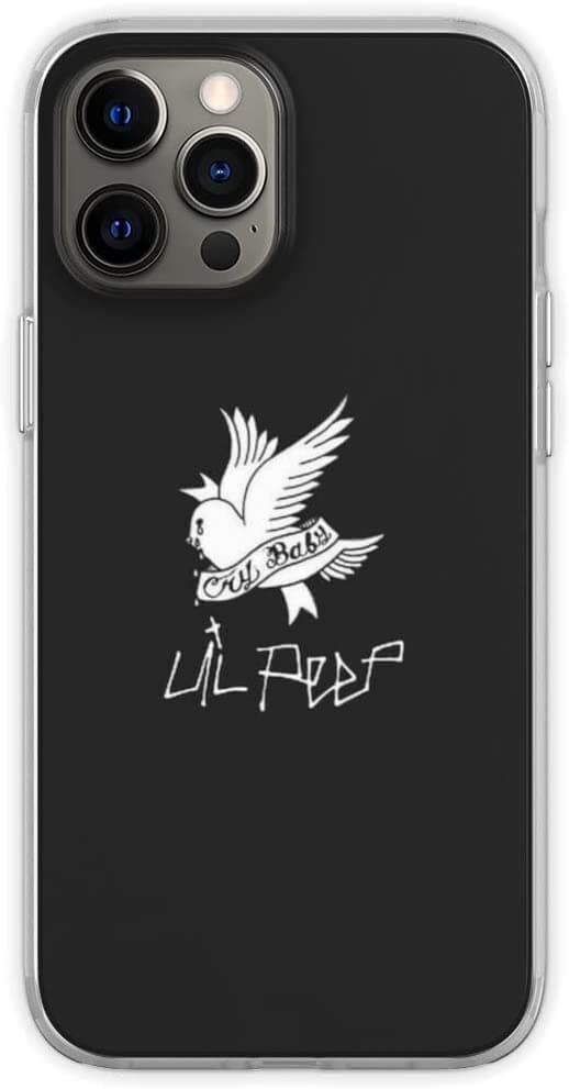 Compatible with iPhone 14 Case Multiple Models Lil Peep Cry Baby Bird Tattoo Original Design Soft TPU Print Pure Clear Phone Case Cover