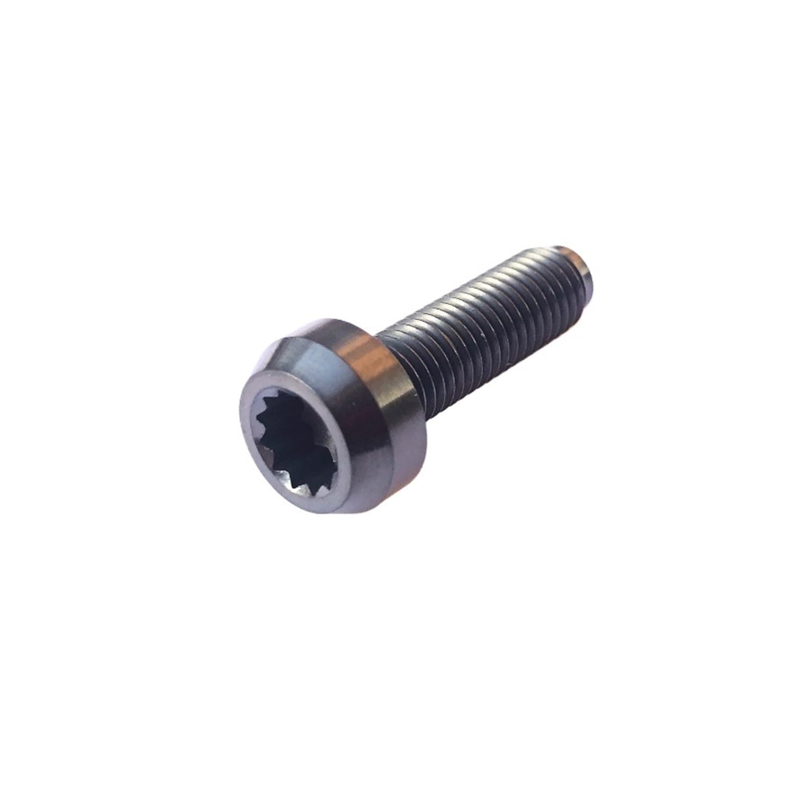 Compatible With 6Pcs Titanium BBS Split Rim Bolts M7*24 Mm 12 Point Hea D Screw Ti6Al4V Two-Piece Three Pieces Wheel Hub Ti Fastener(Black,M7x24)