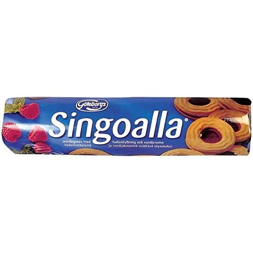 Goteborgs Kex Singoalla -Biscuits with Raspberry Filling 190g - Pack of 6