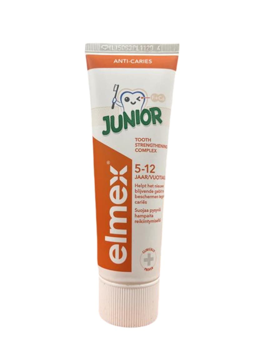 Toothpaste Junior 6-12 Years Old 3x75ml, 3x2.5oz by Elmex