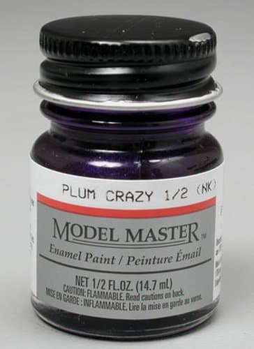 Testor'S 275017 1/2 Oz Plum Crazy Gloss Model Master Auto Enamel Paint