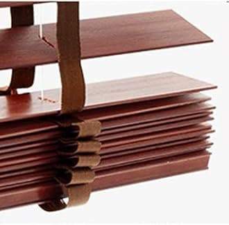 Sonakia Blackout Venetian Blinds, Real Wood Blinds for Windows, Indoor and Outdoor Horizontal Blinds, 60/70/80/90/100/110cm Wood Venetian Shades,WxH-150x180cm/59 * 71in