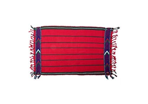 Guatemalan Handmade table Placemat - Resistant woven runner for your kitchen dining, 100% cotton, set of 2 lace heat resistant placemats