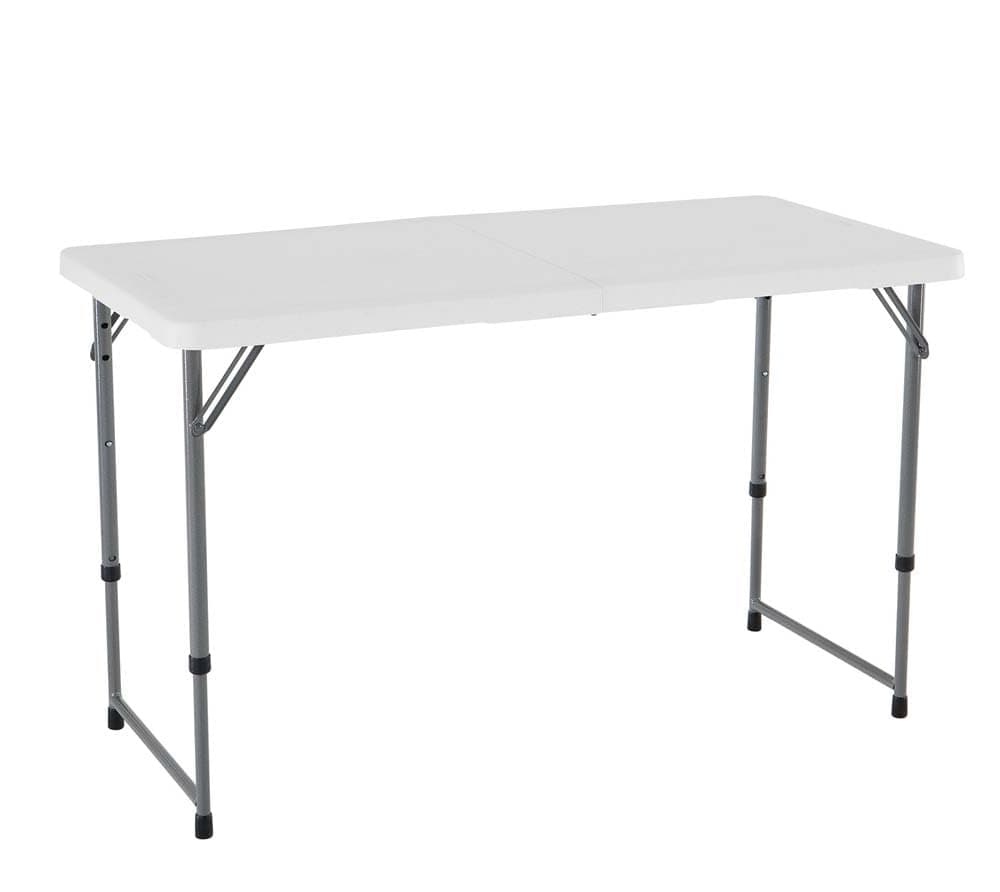 Lifetime Foot Fold-in-Half Adjustable Folding Table
