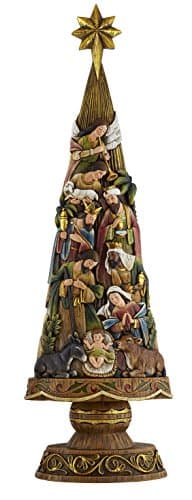 Creative Brands Avalon Gallery Nativity Figurine, Christmas Tree