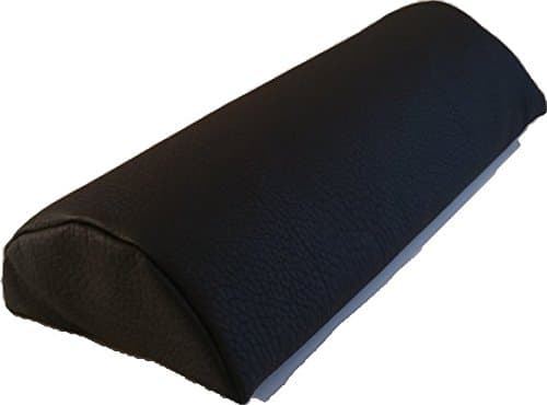 Insula Sana MASSAGE-EXPERT Half Roll Positioning Roll Neck Rollle Faux Leather Cover (70 x 15 x 7.5 cm, Dark Grey)