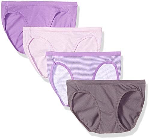 Women's Cotton Stretch Cool Comfort Bikini 4-Pack