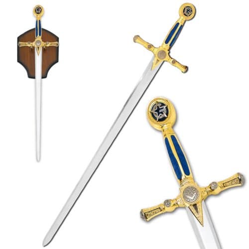 Ace Martial Arts Supply 45" Masonic Ceremonial Sword Templar Knight Freemasonry