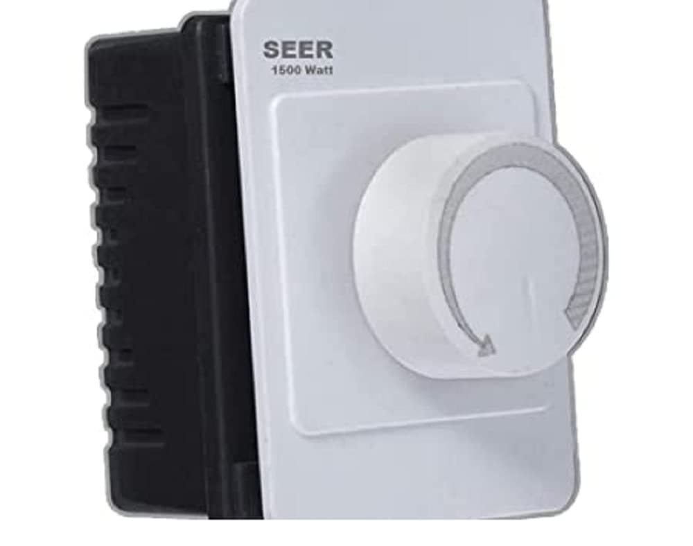 SEER® Cooler Regulator Dimmer Speed Full To Zero Rotaration Air Cooler Regulator 1500 Watt For All Type Cooler Pack 1 (Cooler Dimmer Regulator)
