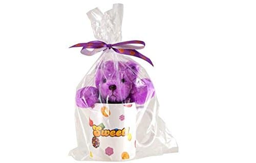 Candy Crush Coffee Mug with Purple Bear Plush Set