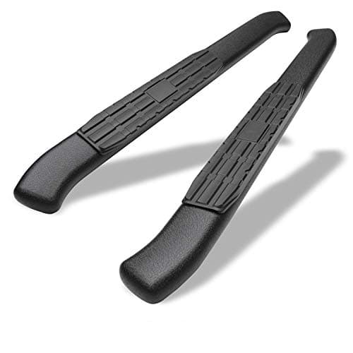 BETTER AUTOMOTIVE Side Steps Fit 2009-2018 RAM 1500 Regular Cab (Incl. 2019-2020 Ram 1500 Classic) / 2010-2021 RAM 2500/3500/4500/5500 Regular Cab Oval Bend Texture Black Nerf Bars Running Boards 2Pcs