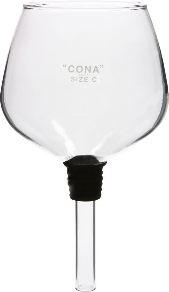 Cona Vacuum Pot CoffeeMaker Replacement Part - Glass Funnel, Size C - 1.5 Pint