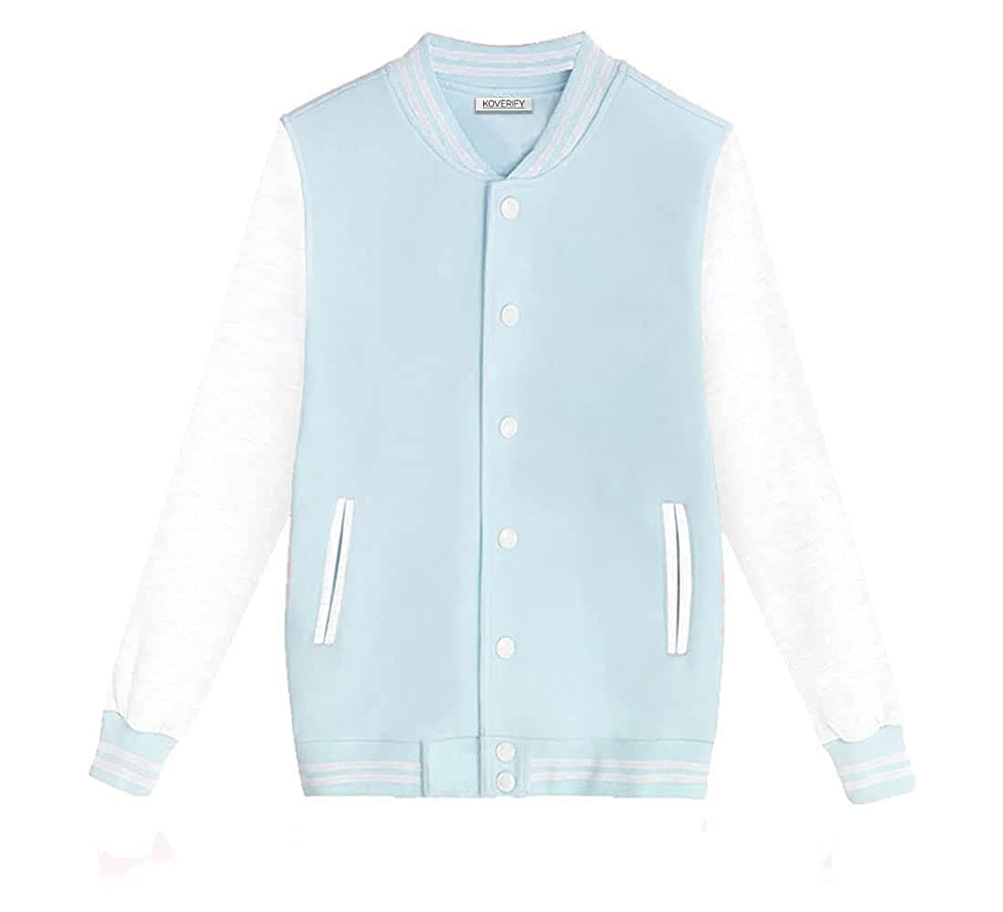 Solid unisex Varsity Jacket For men and Women/Baseball Jacket/University Jacket