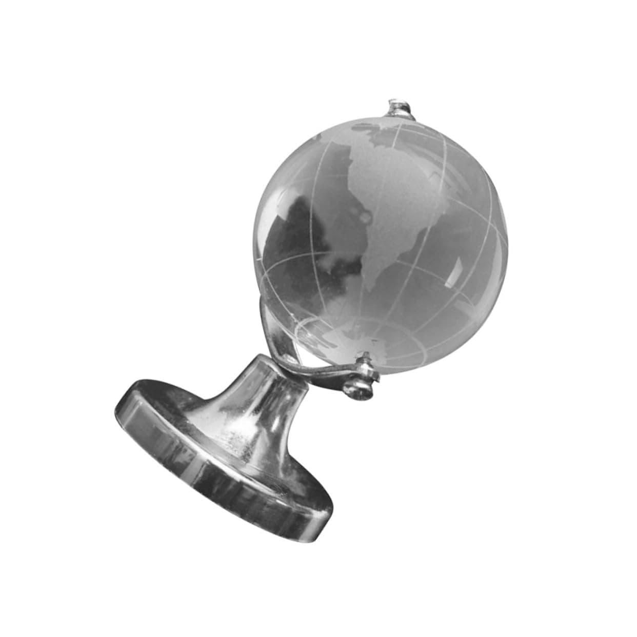 STAHAD Crystal Globe Geography Globe Decor Desktop Globe Geographic Globe Educational Globe Decor Geography Globe Adornment Delicate Globe Model Glob Ornament Globe Ornament