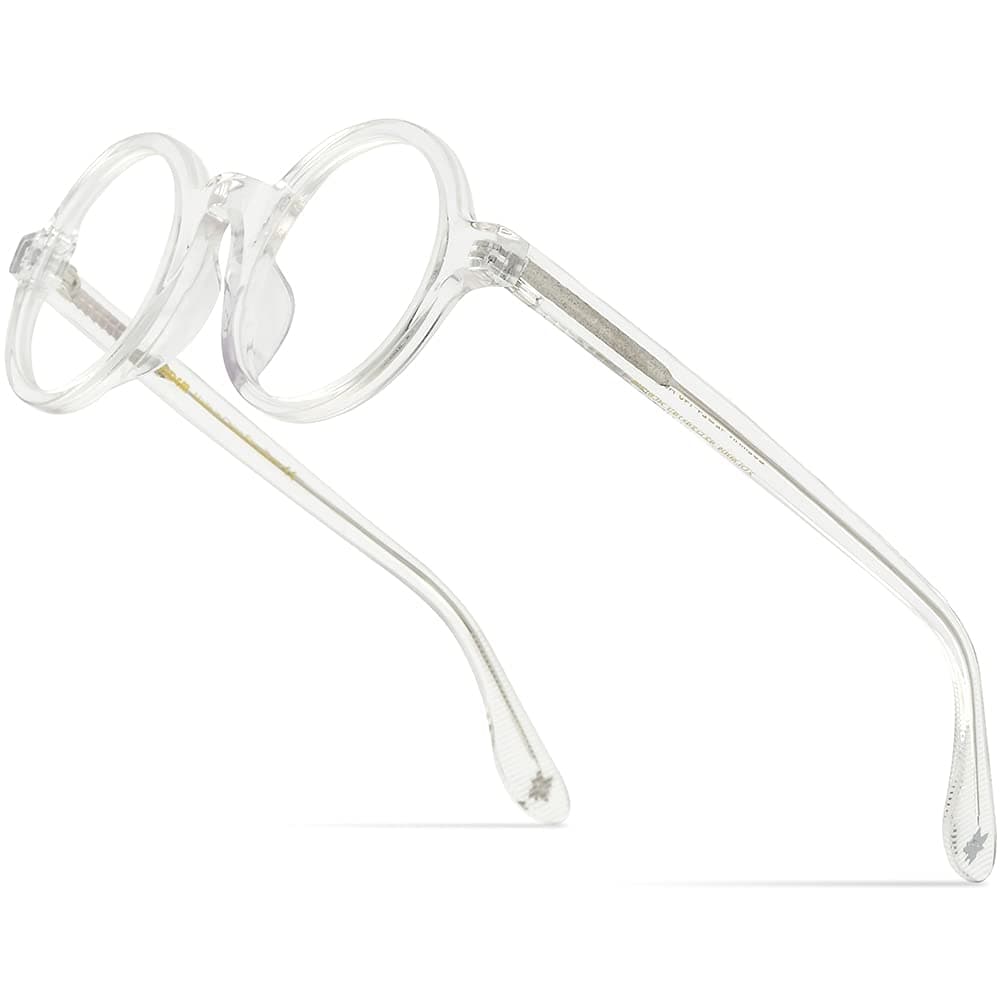 Acetate Men Vintage Round Optical Glasses Frame Spectacles Optical Eyeglasses Zolman