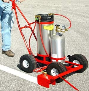 Paint Line Striping Equipment Nitrogen Cylinder Model