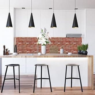 Self Adhesive 3D Wall Panels with Faux Brick Effect - Pack of 14pcs Covers 69.44sqft (6.4sqm) PVC Adhesive Wall Tiles for Interior Wall Covering - Rustic Red Brown Decorative Stick On Cladding