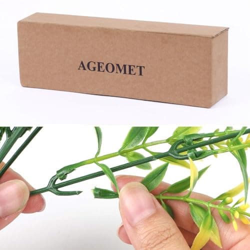 9pcs Plastic Mix Color Flowers