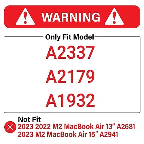 IBENZER MacBook Air 13 Inch Case 2019 2018 Release Version A1932, Soft Touch Hard Case Shell Cover for Apple MacBook Air 13 Retina with Touch ID, Fuji, MAD-T13FUJI