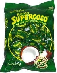 SUPER TURRON ALL NATURAL COCONUT CANDY 50 COUNT