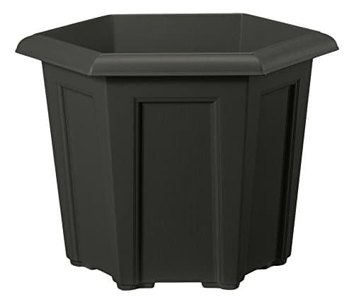Stewart 9300005 40 cm Hexagonal Regency Planter - Black