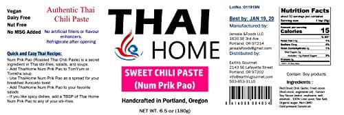 Thai Home Nam Prik Pao (Chili Paste)
