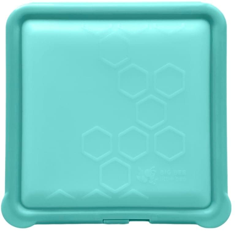 Big Bee, Little Bee SoftShell Reusable Silicone Food Storage Container - Clamshell Snap-Close Design, No Lost Lids, Easy to Clean, Compact for Travel, Meal Prep, Microwave Freezer and Dishwasher Safe