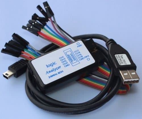 USB 24M 8CH 24MHz Logic Analyser Support 1.1.16 For ARM FPGA