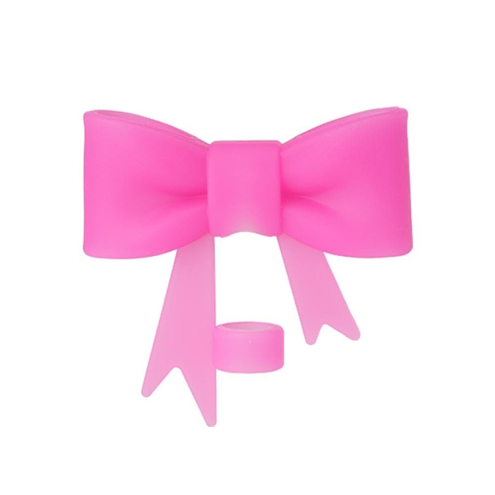 Bow Straw Covers for Stanley, Bow Straw Topper, Silicone Cup Straw Topper, Reusable Cute Straw Protector Topper, for Stanley Cup Accessories 30&40 Oz Tumbler