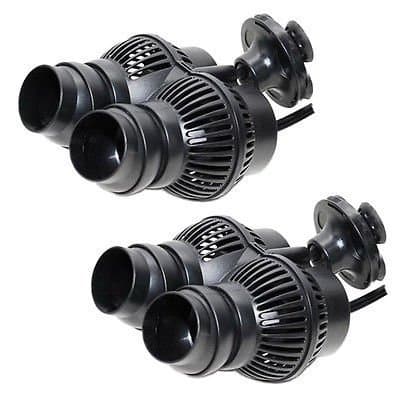 LEGENDARY-YES 2 PCS Circulation Pump Wave Maker 1600 GPH Aquarium Powerhead Suction Cup Mount