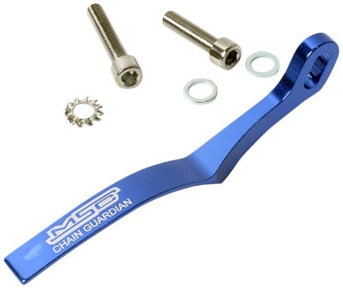 MSC Bikes01 A – Bicycle Chain Deflector, Anodised Blue