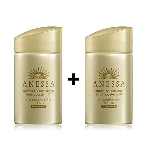 [Value Pack] Anessa Perfect UV Sunscreen Aqua Booster Mild Type 2fl oz(60mL) 2 Pieces Value Set