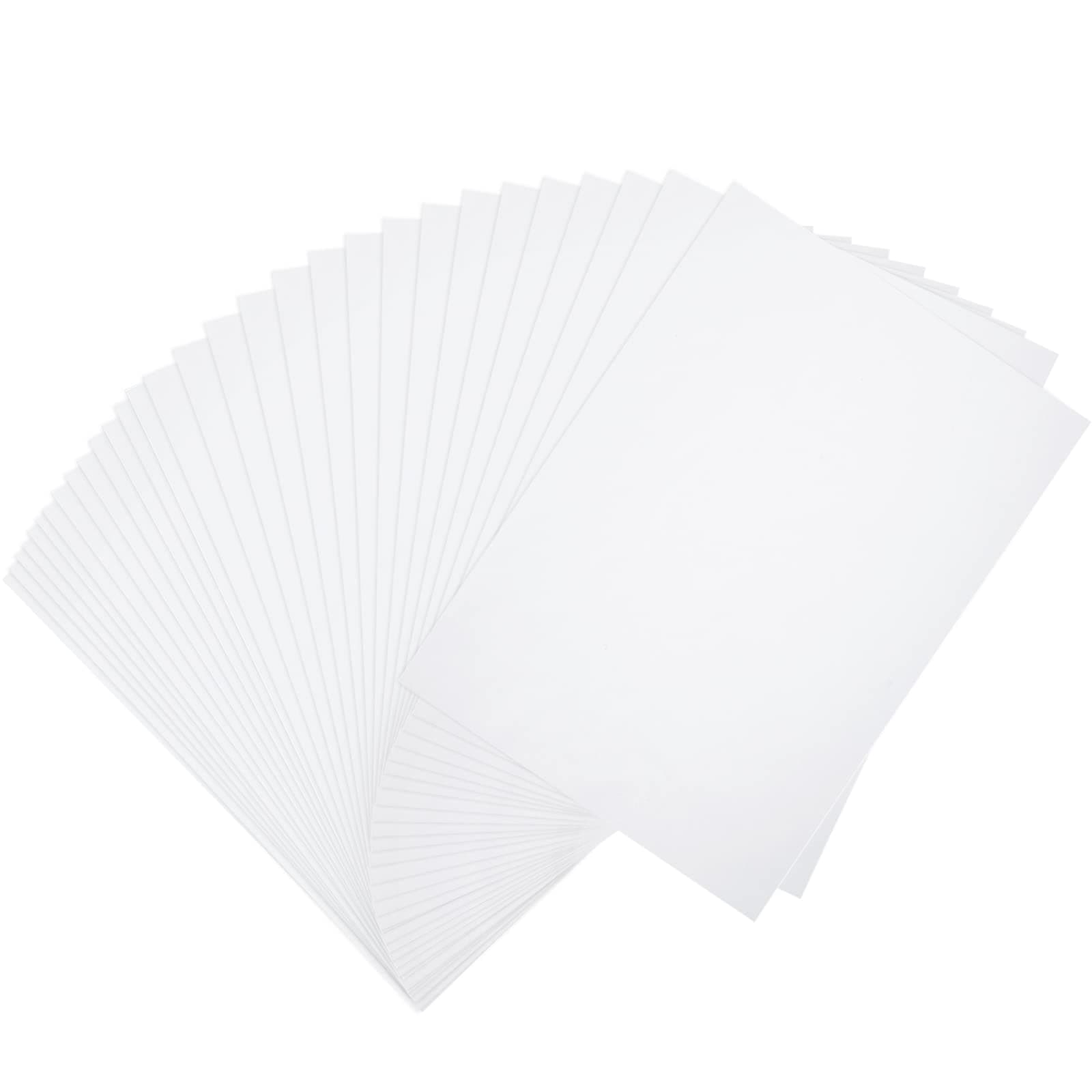 Outus 30 Pack Carbon Papers for Tracing, Graphite Carbon Copy Tracing Paper for Canvas Wood Paper (White, 8.5 x 11 Inch)