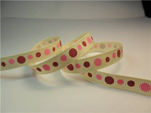 Generic 2 : Отпечатано Grosgrain Ленты 5 цвет каждый 10 Ярдов ТОЧКИ Ремесло Аксессуары One Direction дешево лента 3/8 одного лица