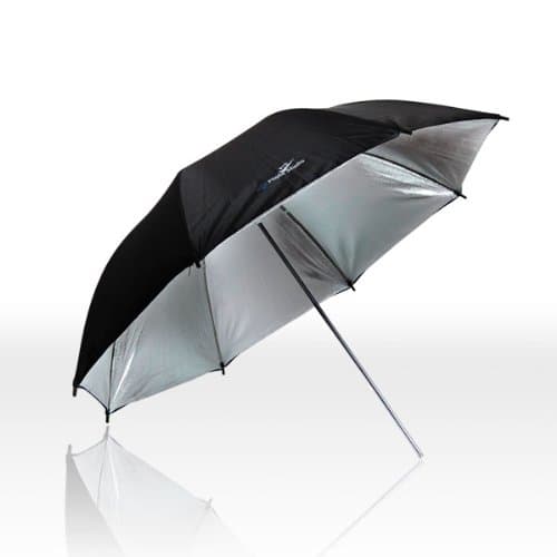 LoadStone Studio U34 Premium Reflector Umbrella, Black & Silver