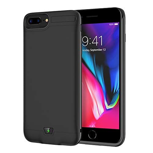 Battery Case for iPhone 6 Plus/6S Plus/7 Plus/8 Plus, 8500mAh Portable Charging Case Protective Rechargeable Charger Case Extended Battery Compatible with iPhone 6 Plus,6S Plus,7 Plus,8 Plus (5.5inch)