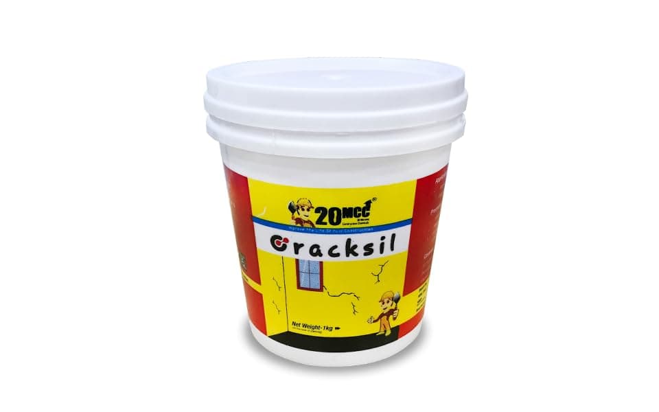 - Crack Sil | Crack Filler for Internal & External Surface Cracks on Roofs, Wall | Waterproofing Solution for Cracks | Sealant for DIY Home Sink Gaps | Wall Putty with Excellent Bonding - 1Kg