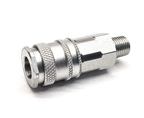 Pneumatic Air Line Quick Release Female Coupling 1/4" BSP Male Thread - Cejn 310, RECTUS 23 KA, MIL-C 4109 Interchange