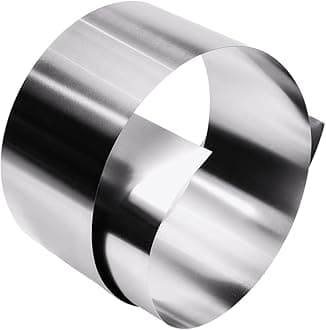 304 Stainless Steel Foil Roll, 0.5mm x 50mm x 1M, Metal Strip Sheet for Industry Machinery Electronic Equipment Hardware, Silver