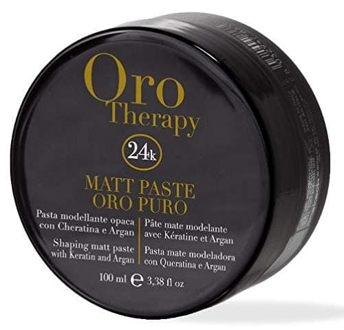 24 K Pure Gold Matt Paste Therapy Styling 100 ml® Shaping Hair with Keratin & Argan