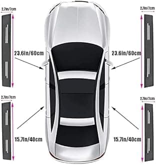 EAGLEG 4pcs Carbon Fiber Car Door Sill Protector for Nis-san Qashqai Juke Note TEANA TIIDA MAXIMA SYLPHY, 4D Sill Scuff Plate Sticker Auto Welcome Pedal Threshold Decorative Accessories, TIIDA