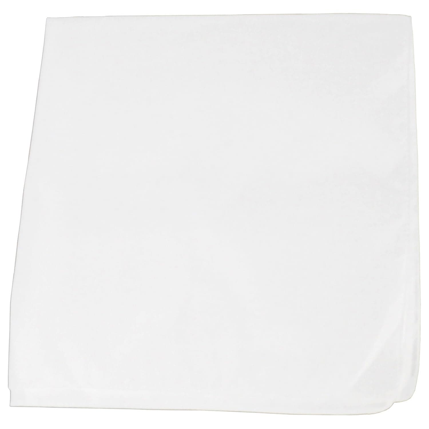 Set of 12 Solid 100% Polyester Unisex Bandanas - One Dozen