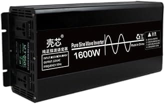 1600w 3000w 3500w Pure Sine Wave Inverter Charger, 12v 24v 48v Dc to 110v Ac Converter Power Inverter for Outdoor Work, Night Market Stalls, Home Applianceswith LCD Display