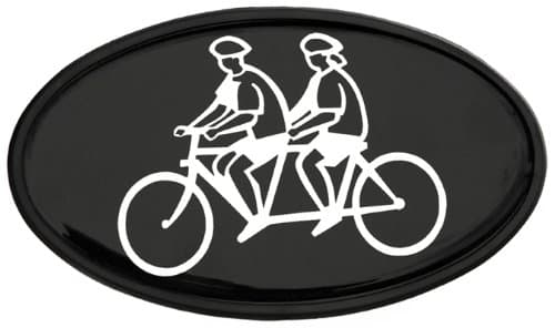 Tandem Bicycle Trailer Hitch Cover 2"