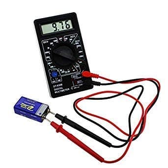 GlobalNiche® LCD Digital Multimeter Electric Voltmeter Ammeter Ohm Tester ACDC 750/1000V Auto Range Ohm Meter Tester Multimeter Instruments Color Black