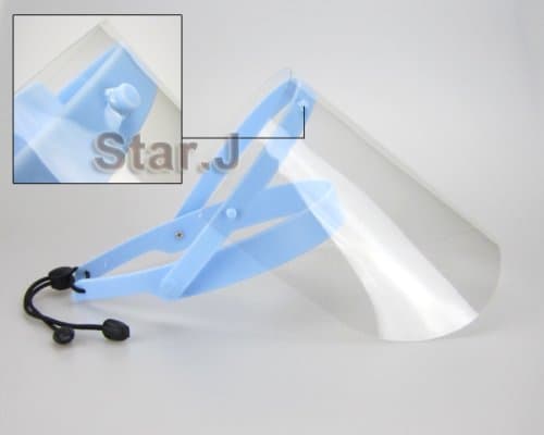 Dental Protective Face Shield Mask Dentist with Detachable Visor (2 sets)